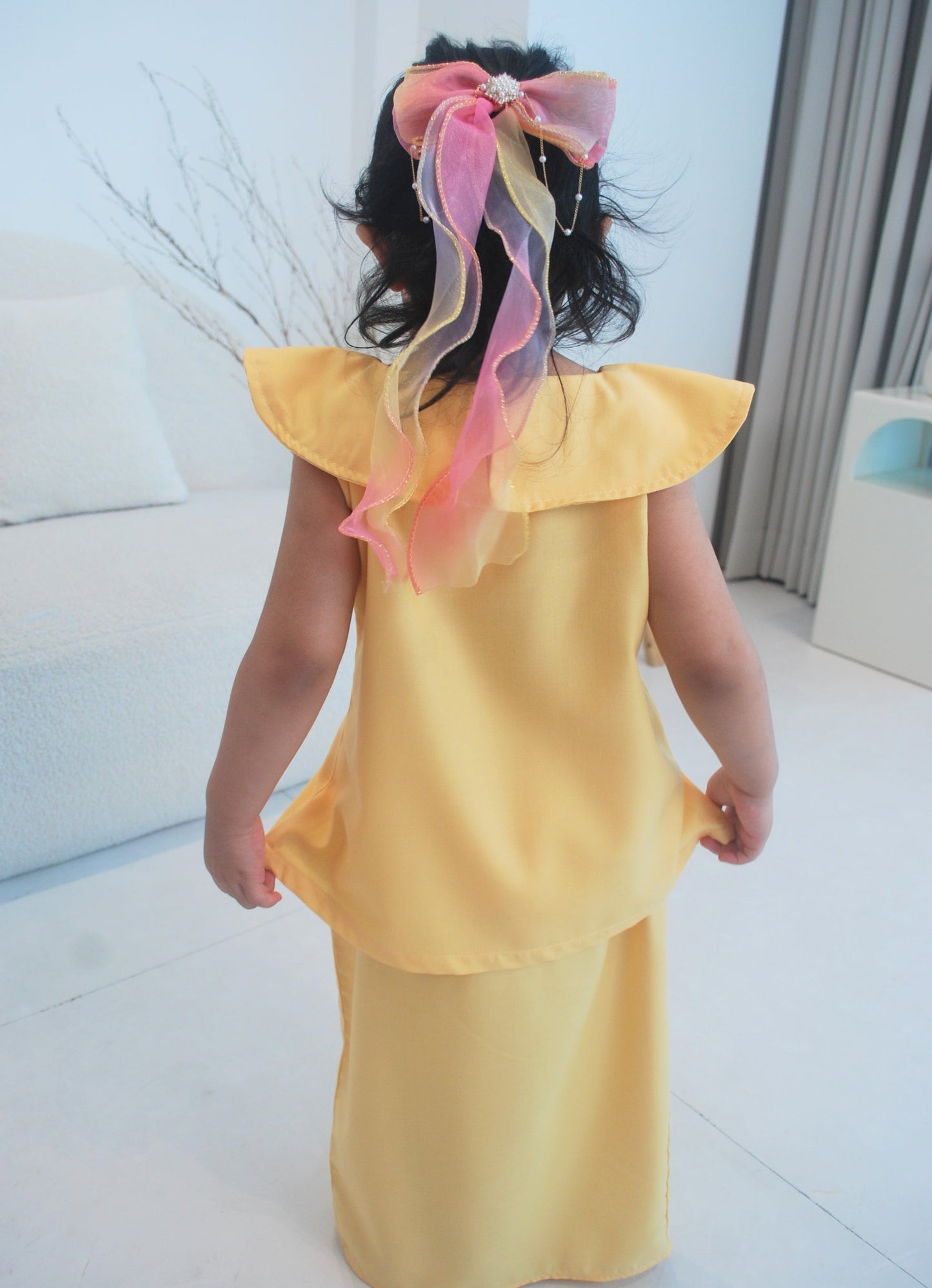 Lemon Drop Kurung Modern