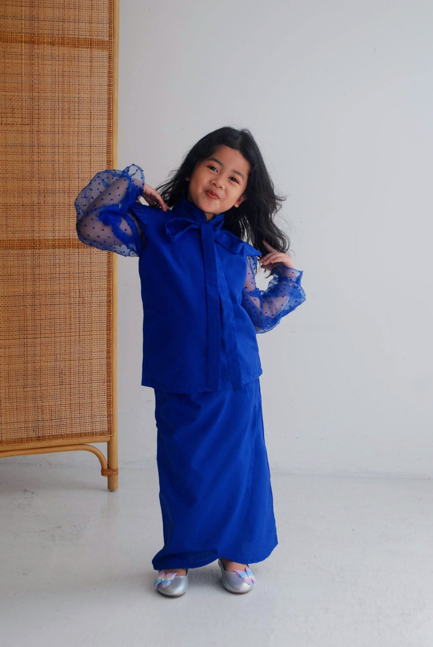 (PRE-ORDER) Joy Blue Kurung Modern