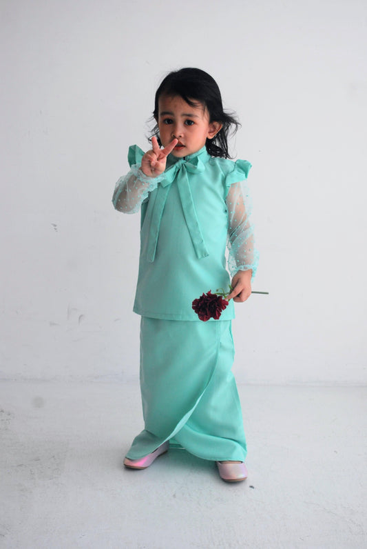 (PRE-ORDER) Minty Fresh Kurung Modern