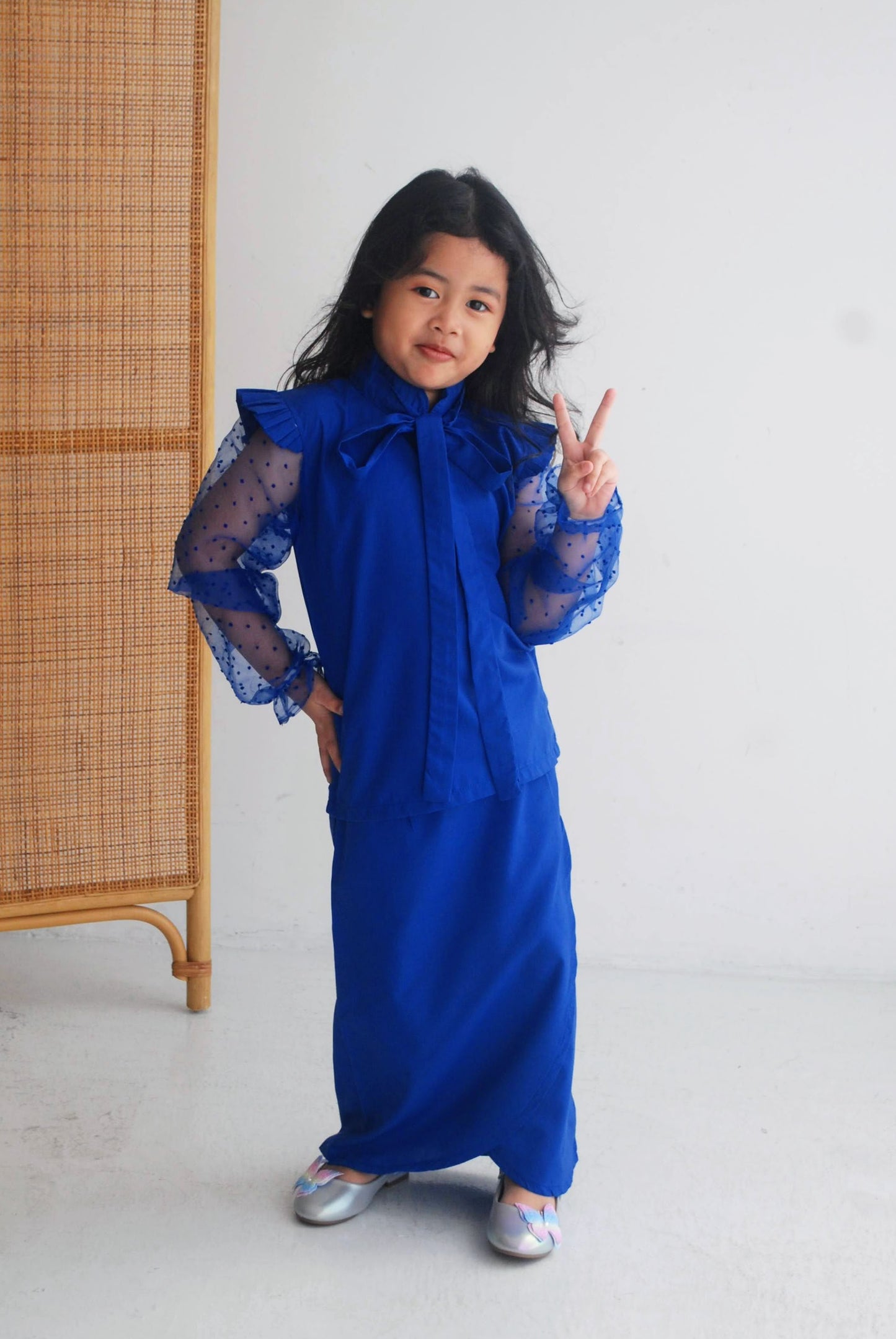 (PRE-ORDER) Joy Blue Kurung Modern