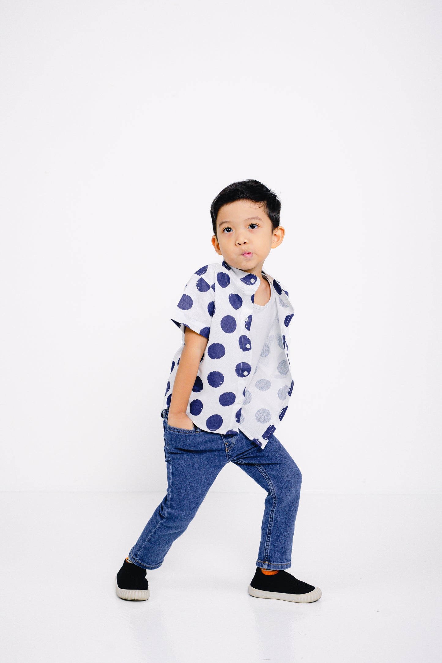 The Farish Shirt in Polka Dot