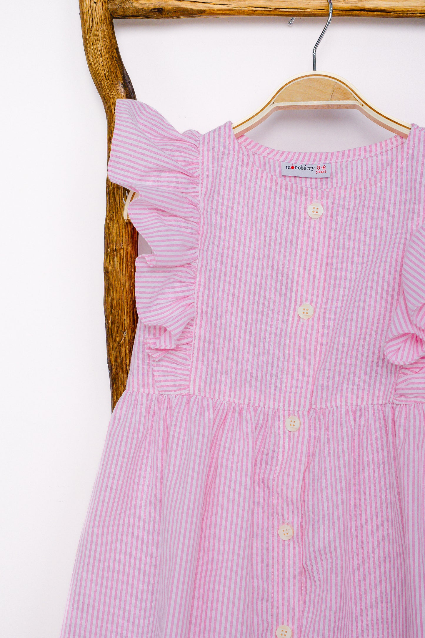 Janna Pink Striped Dress